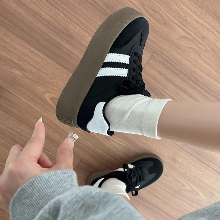 Damen Sneakers mit atmungsaktivem Obermaterial und rutschfester Laufsohle Drune