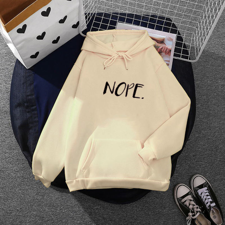 Damen Kapuzenpullover mit witzigem Schriftzug Drune