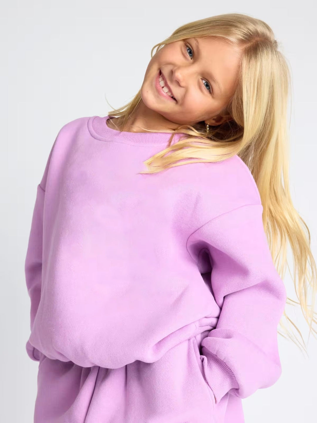 Damen lässiges Sweat-Set mit voluminösem Oberteil und bequemen Jogginghosen Drune