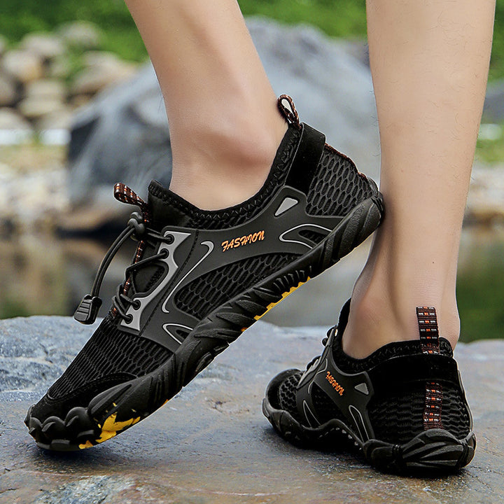 Unisex nan Aqua-Sneaker mit elastischem Einstieg, Schnellzug-Schnürung und rutschfester Flexsohle Drune