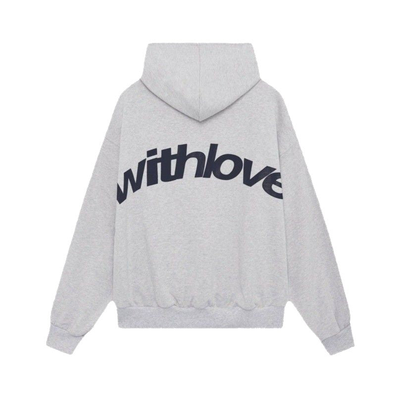 Unisex nan oversized Kapuzenpullover mit großflächigem Rückenprint, Kängurutasche und gerippten Bündchen Drune