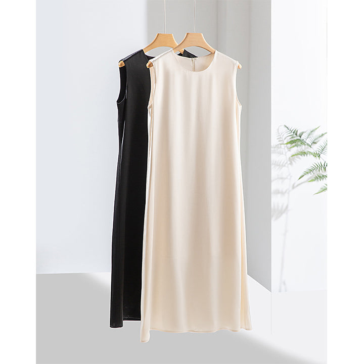 Damen Sleek Satin Maxikleid Drune