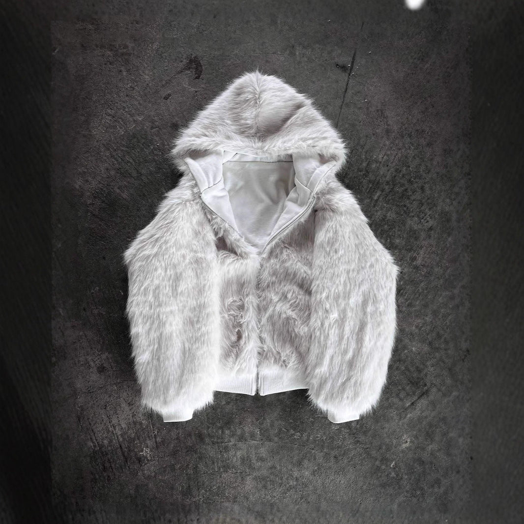 Damen Kapuzenjacke mit weichem Innenfutter und sportlichem Schnitt Drune