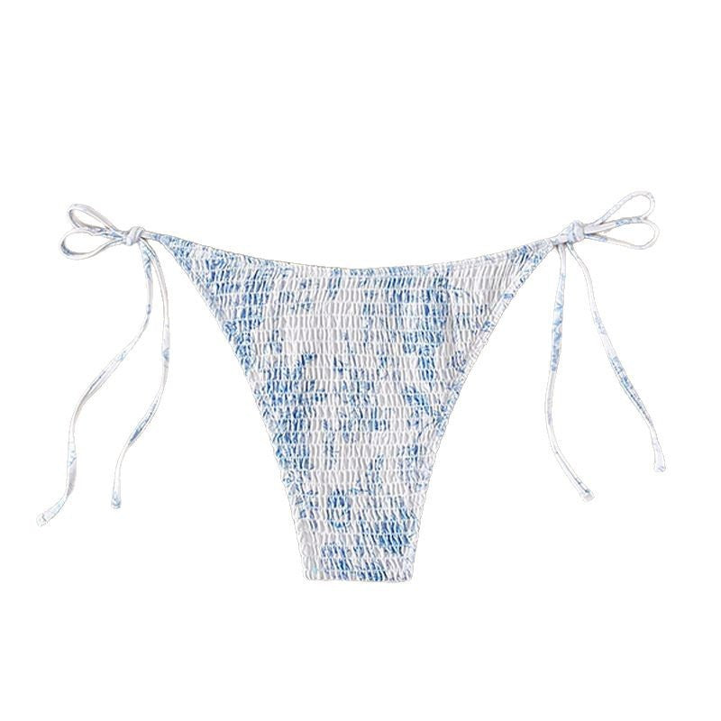 Damen Bikinislip mit elastischem Rüschendesign Drune