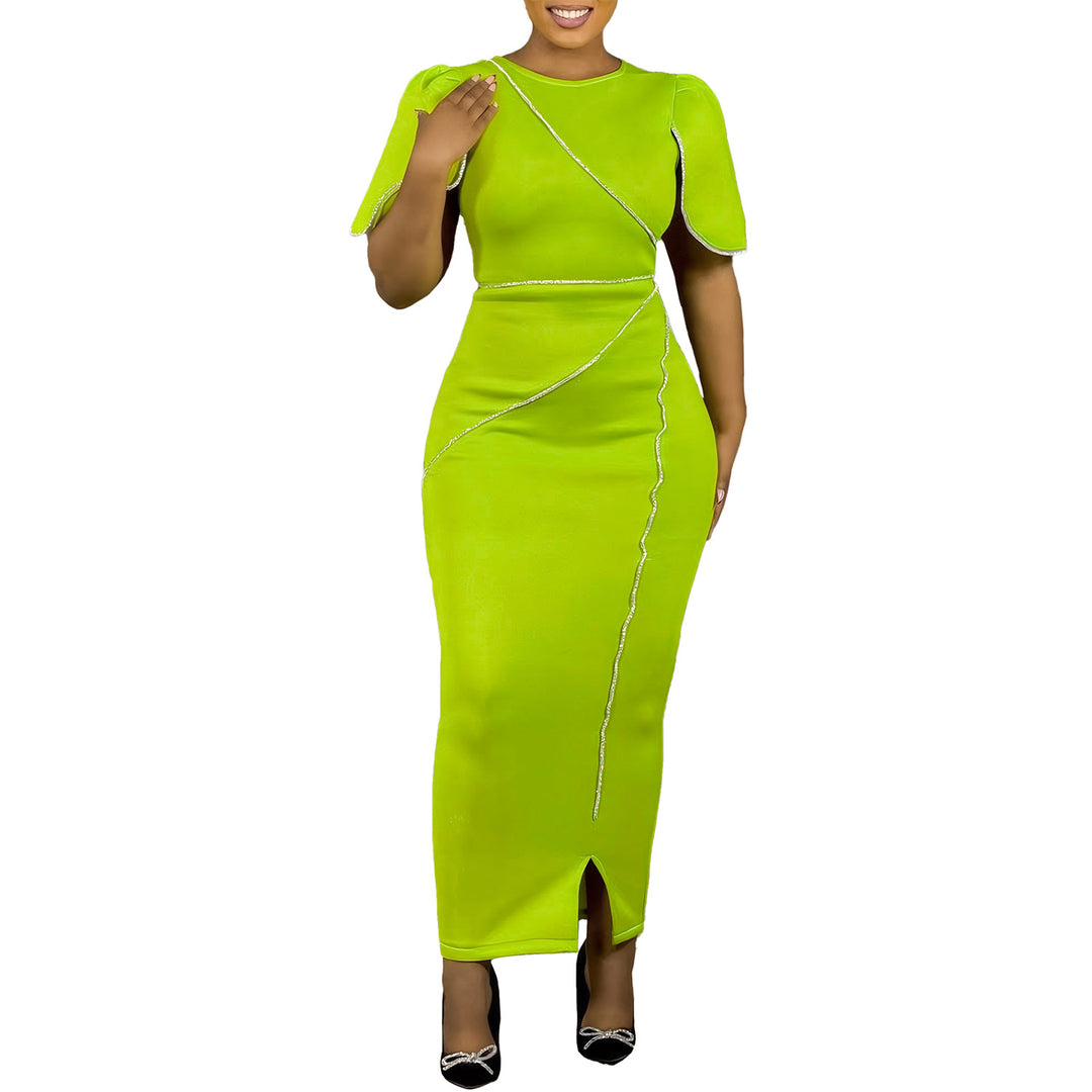 Damen Maxikleid mit elegantem Schnitt und modischen Details Drune