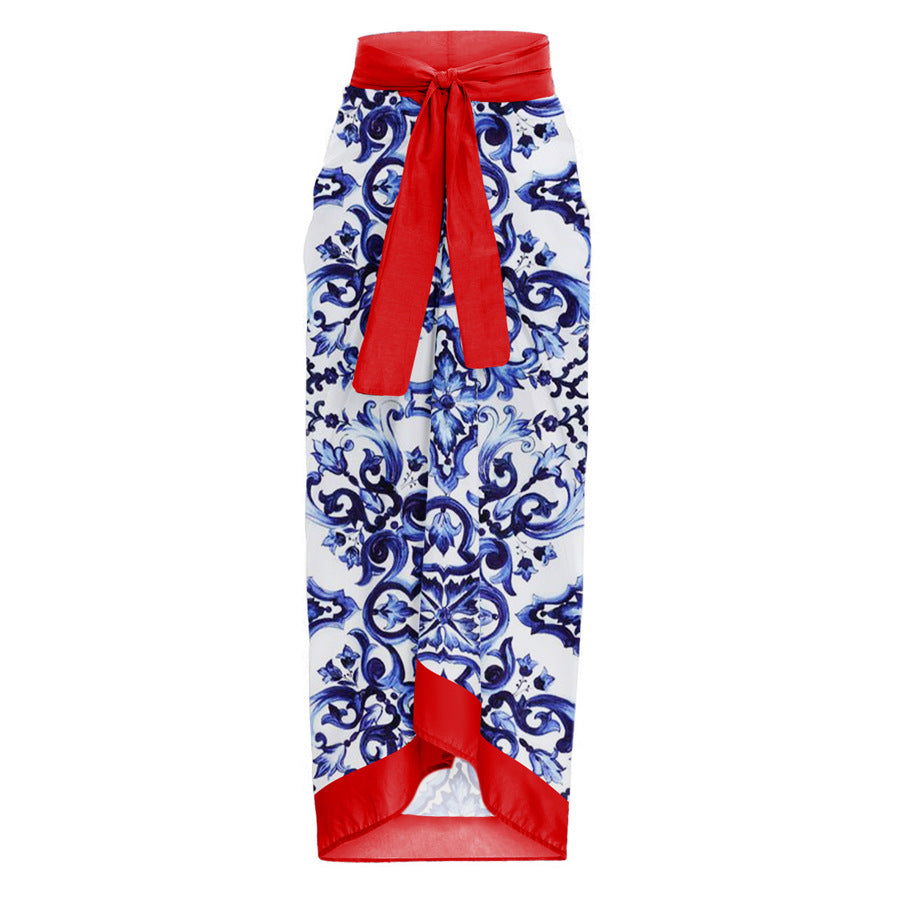 Damen Bikiniset mit floralem Muster und eleganten Rüschendetails Drune