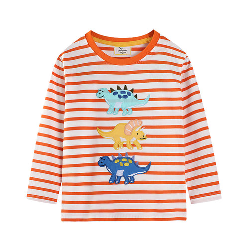 Jungen Langarmshirt mit verspieltem Dinosaurier-Design Drune