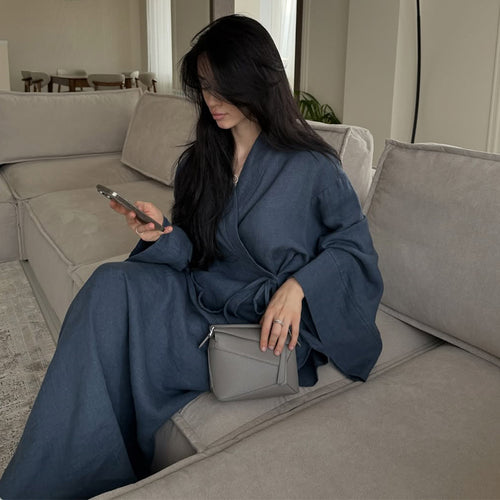 Damen lässiger Kimono Anzug Drune