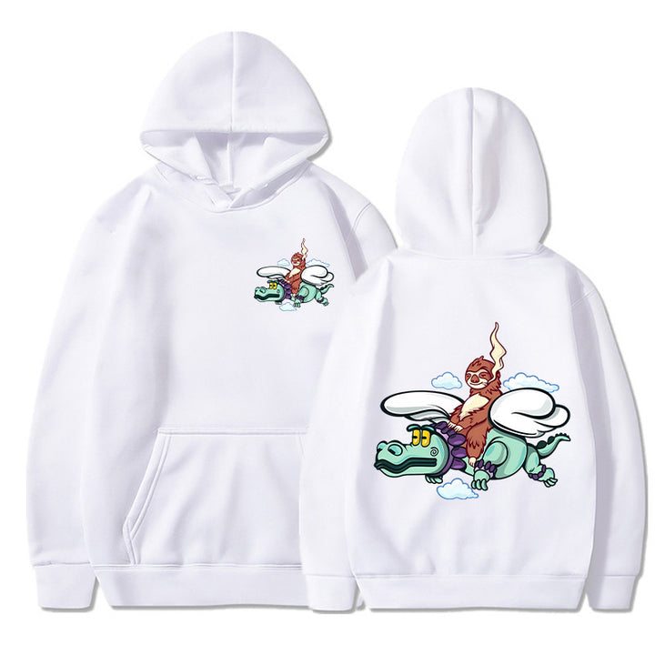 Damen Kapuzenpullover mit kreativem Grafikdesign und hochwertiger Innenausstattung Drune