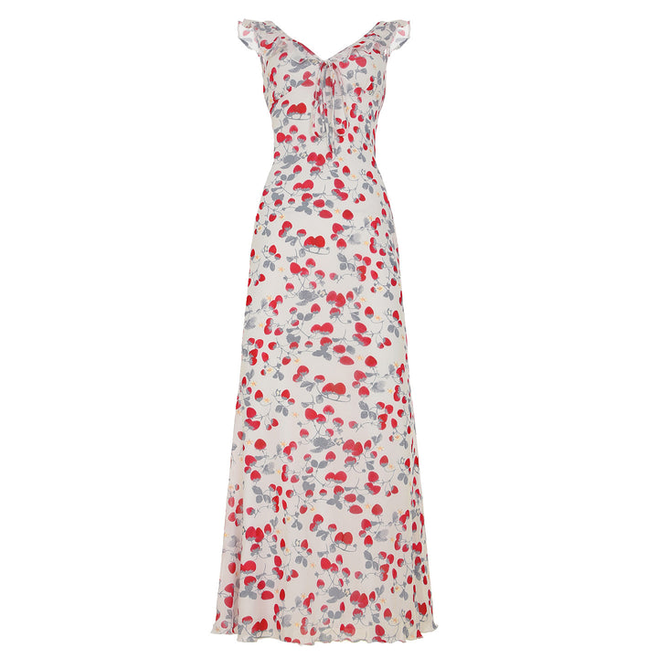 Damen Sommerliches Neckholderkleid mit floralem Muster Drune