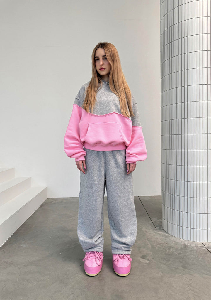 Damen sportliches Sweatshirt- und Hose-Set Drune
