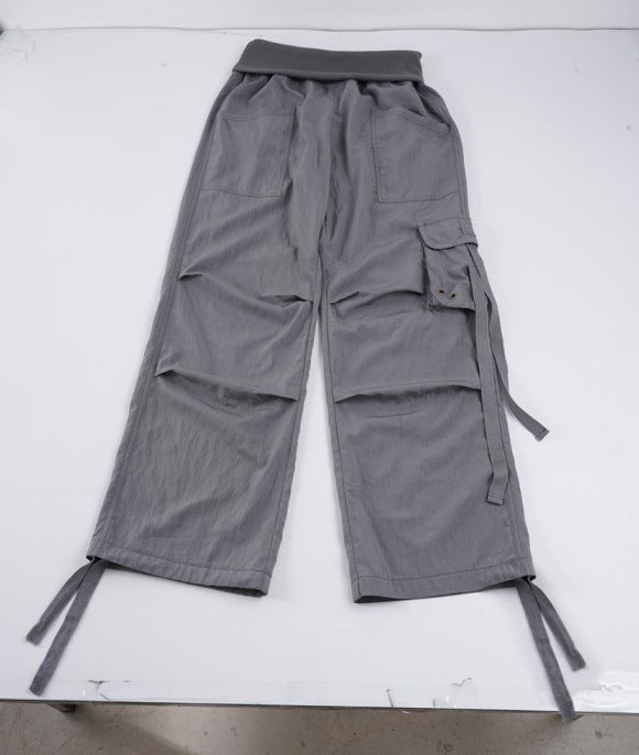 Damen Modische Cargo-Hose mit elastischem Bund und praktischen Taschen Drune