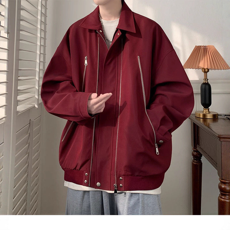 Damen Oversized Jacke mit innovativem Reißverschluss und lässigem Schnitt Drune