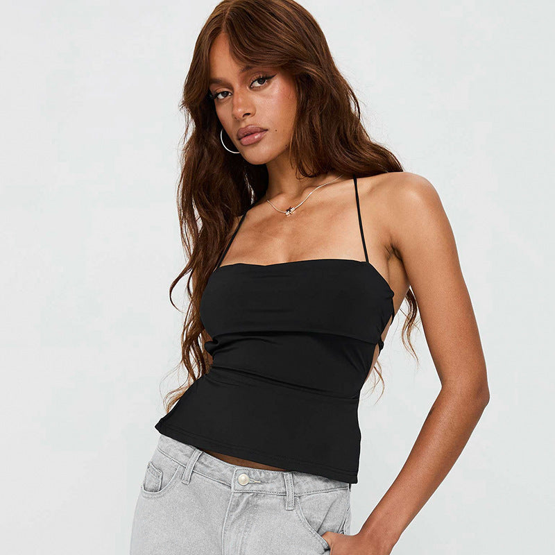 Damen lässiges Trägershirt mit hochwertigem Material und modischem Schnitt Drune