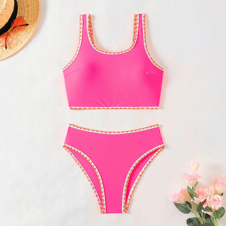 Damen Sportlicher Bikini Drune
