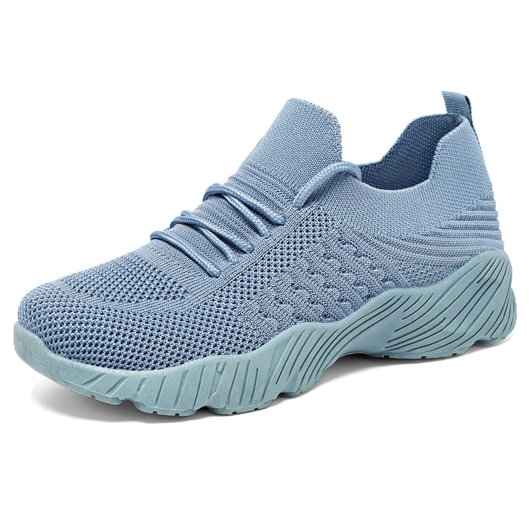 Damen nan gestrickter Slip-On Sneaker mit sockenähnlichem Schaft und dämpfender Profillaufsohle Drune