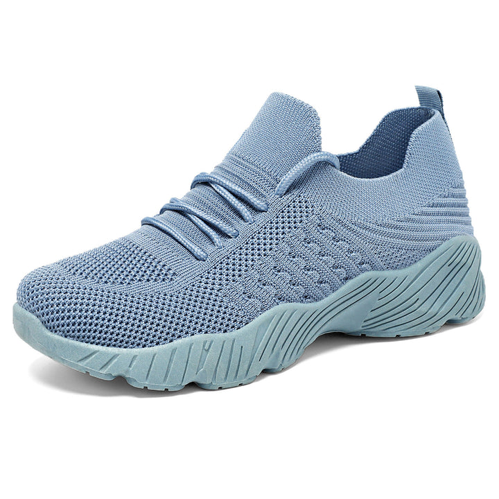 Damen nan gestrickter Slip-On Sneaker mit sockenähnlichem Schaft und dämpfender Profillaufsohle Drune