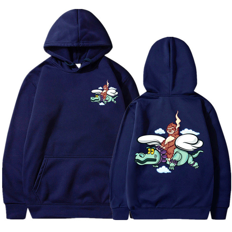 Damen Kapuzenpullover mit kreativem Grafikdesign und hochwertiger Innenausstattung Drune