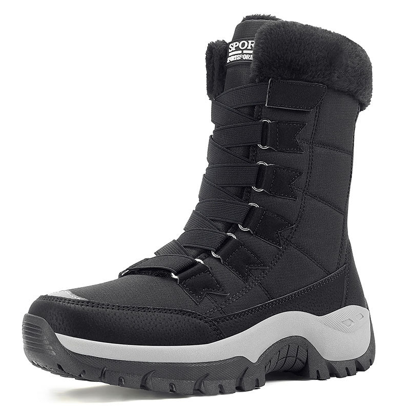 Damen Wetterfeste Winterstiefel mit isolierendem Innenfutter und rutschfester Sohle Drune