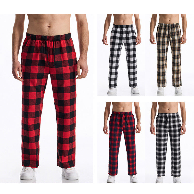Herren komfortable Karohose Drune