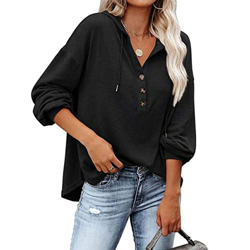 Damen lässiges Hoodie-Shirt Drune