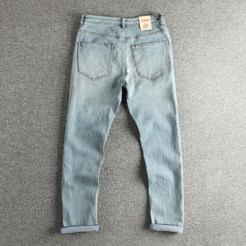 Damen Slim-Fit Jeans im authentischen Vintage-Look mit hohem Bund Drune