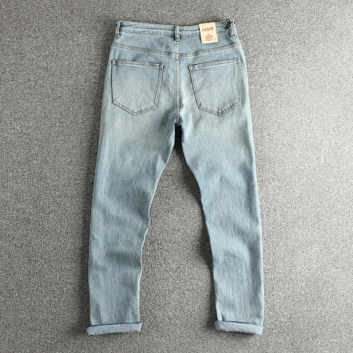 Damen Slim-Fit Jeans im authentischen Vintage-Look mit hohem Bund Drune