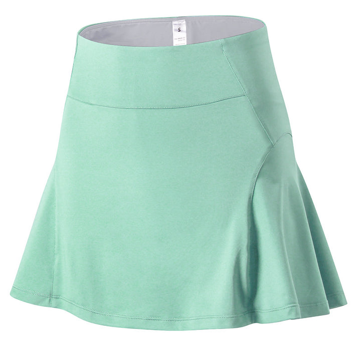 Damen Sportlicher A-Linien Rock mit integrierter Shorts Drune