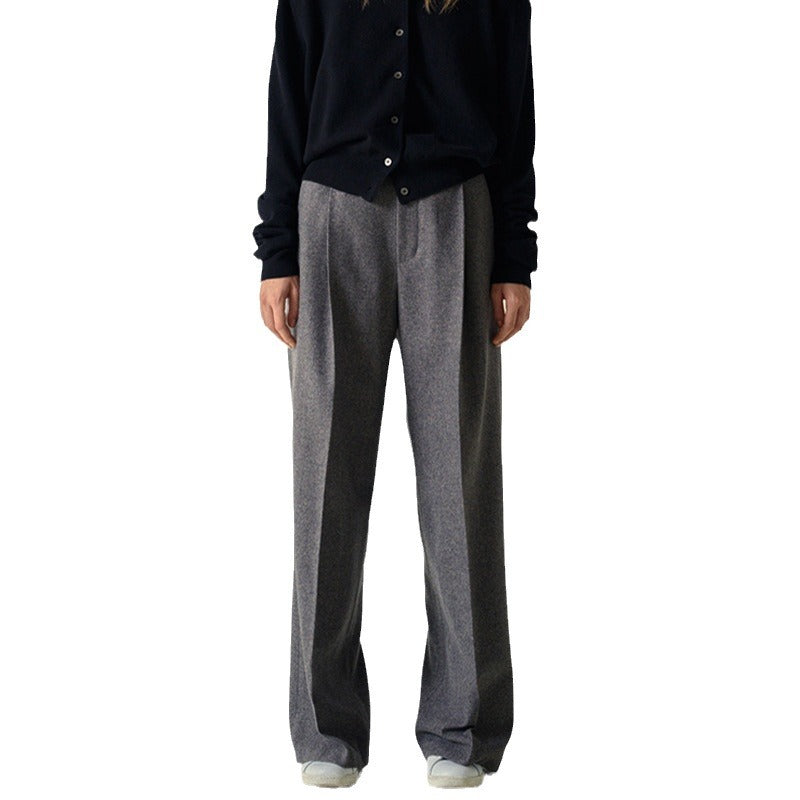 Damen elegante weite Anzughose Drune