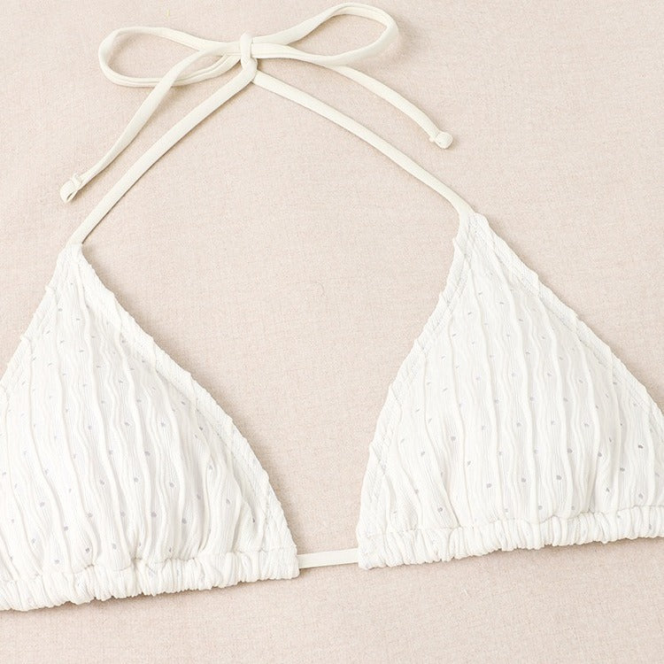 Damen Triangel-Bikini mit modischem Wickelrock und eleganten Details Drune
