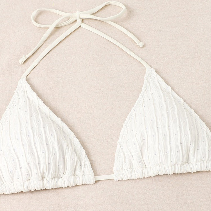 Damen Triangel-Bikini mit modischem Wickelrock und eleganten Details Drune