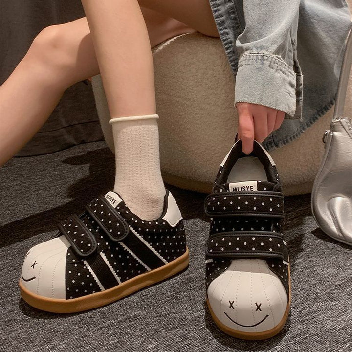 Damen Sneakers mit breiten Klettverschlüssen und lässigem Design Drune