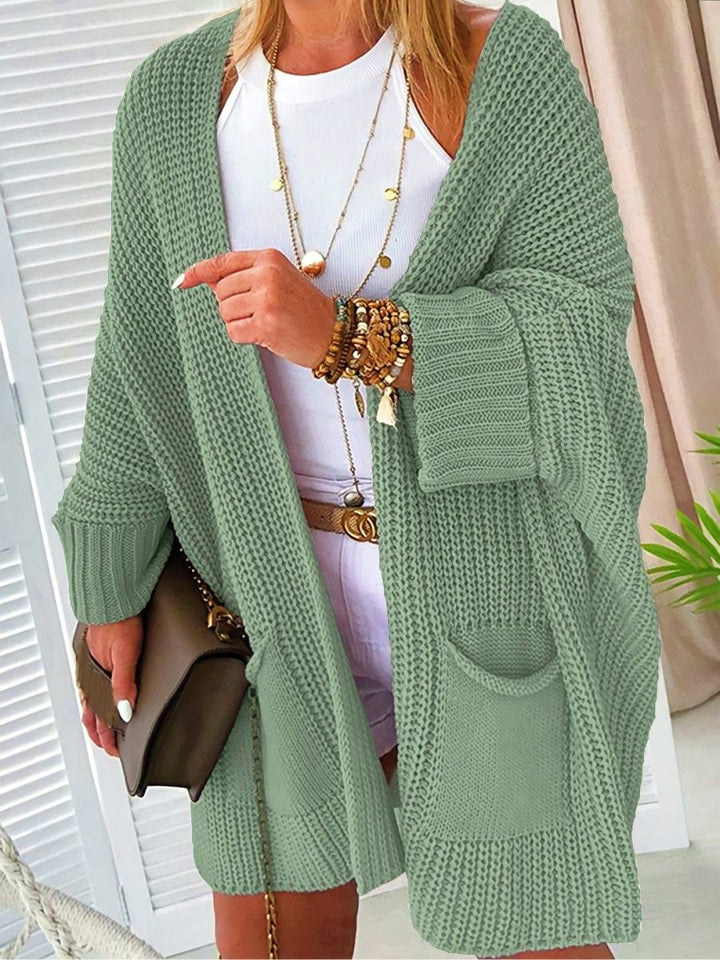 Damen Grober Strick-Cardigan Drune