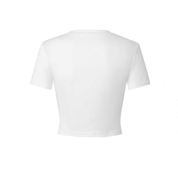 Damen Crop-T-Shirt mit einzigartigem Totenkopf-Design Drune