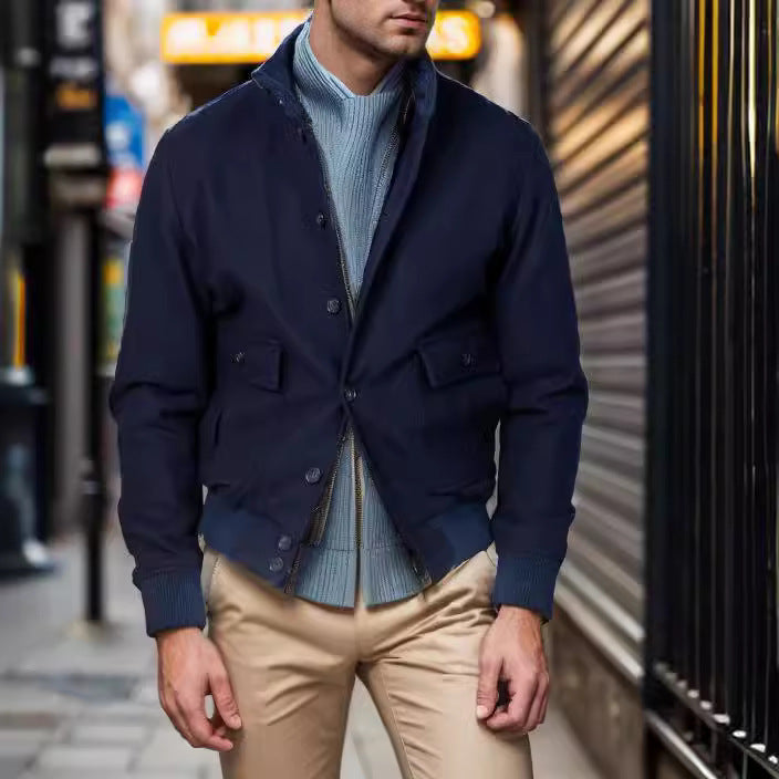 Herren multifunktionale Casual-Jacke mit praktischen Taschen Drune