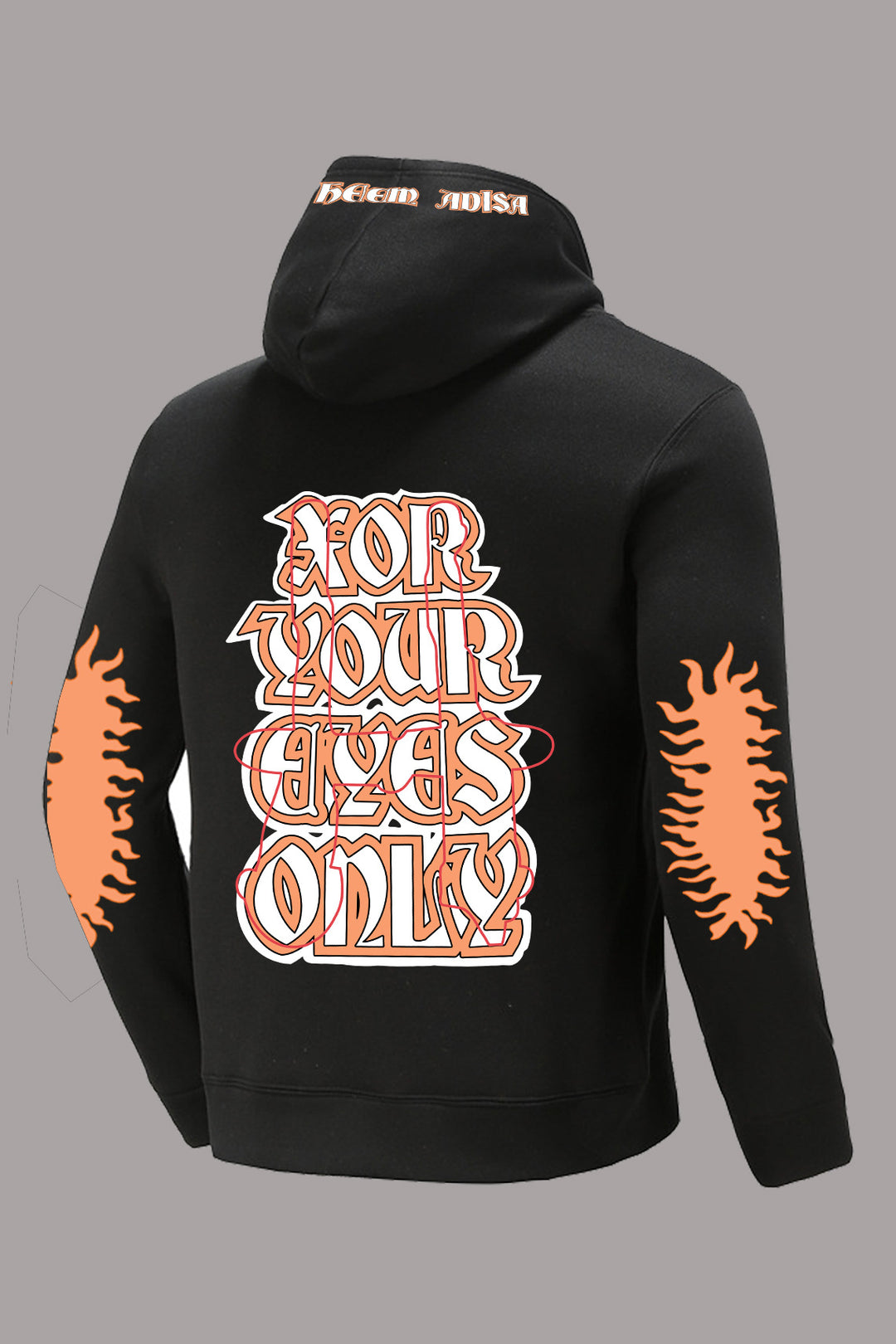 Damen Kapuzenpullover mit kreativem Grafikdruck und lässigem Schnitt Drune