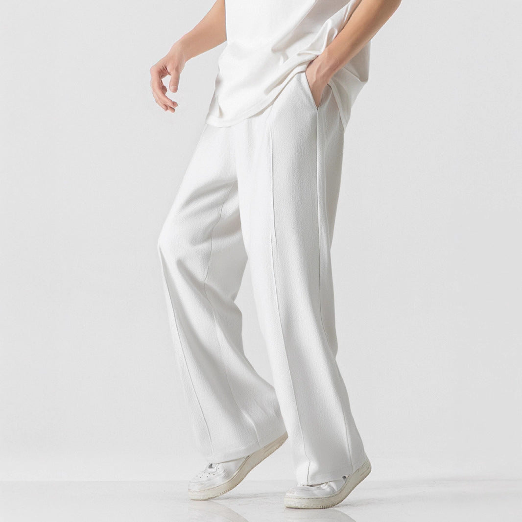 Herren Elegante, weite Freizeithose aus atmungsaktivem Gewebe Drune