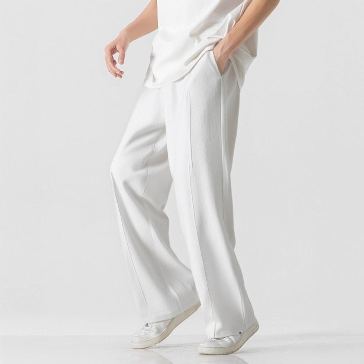 Herren Elegante, weite Freizeithose aus atmungsaktivem Gewebe Drune