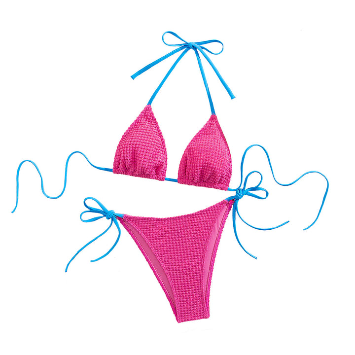 Damen Hochtaillierter Bikini Drune