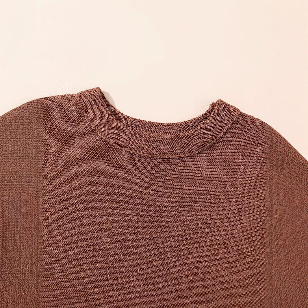 Damen lässiger Strickpullover Drune