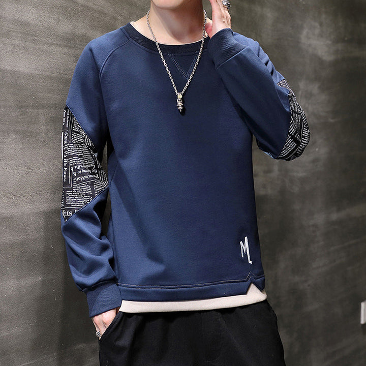 Herren modisches Sweatshirt mit einzigartigen Druckdetails Drune