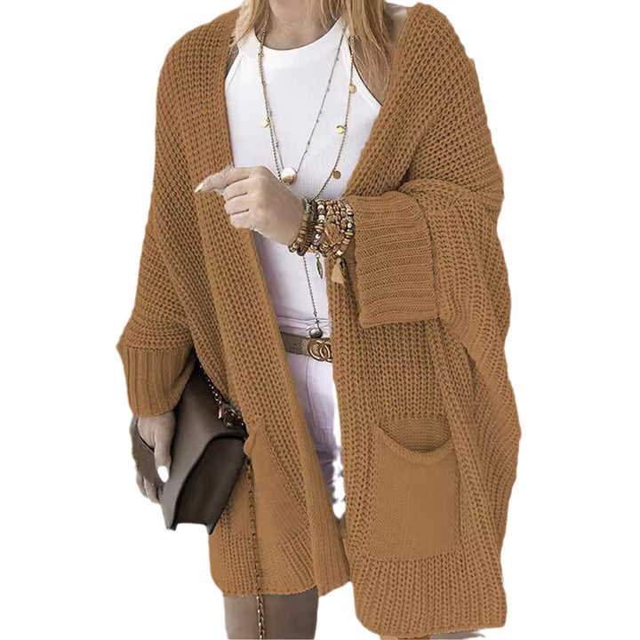 Damen Grobstrickjacke mit praktischen Taschen und lässigem Schnitt Drune