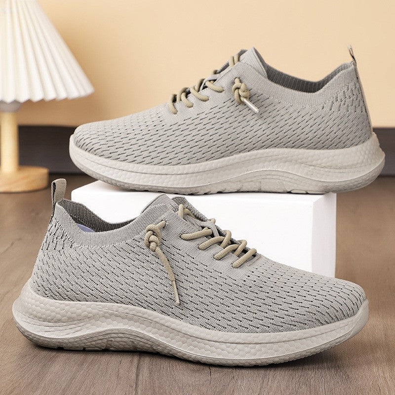 Damen nan atmungsaktiver Strick-Freizeitsneaker mit elastischem Sockeneinstieg, zehenverstärkter Kappe und reaktiver Memory-EVA-Komfortsohle Drune