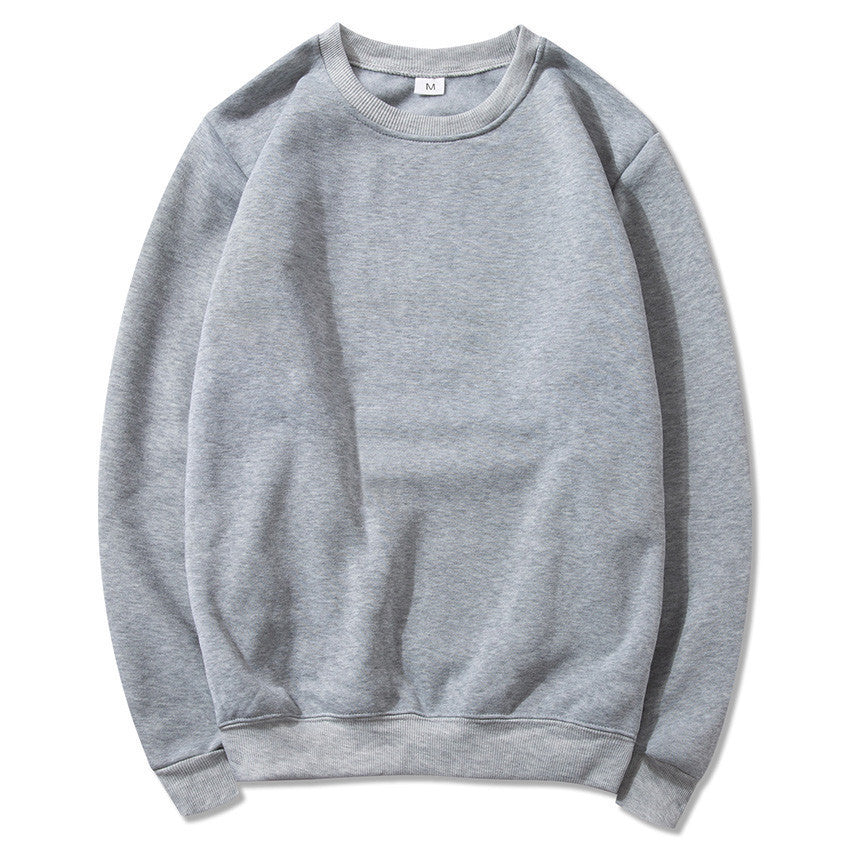 Unisex zeitloser Rundhals-Sweater ohne Kapuze mit angerauter Innenseite und verstärktem Nacken Drune