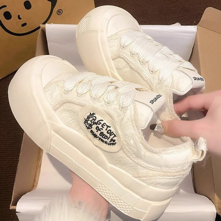 Damen Exklusive Trend-Sneaker mit weichem Obermaterial und besonders dämpfender Sohle Drune