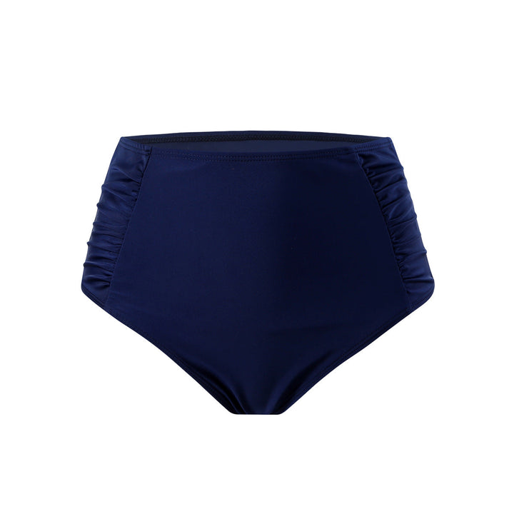 Damen Hoch geschnittener Bikini-Hosen mit Rüschendetails Drune