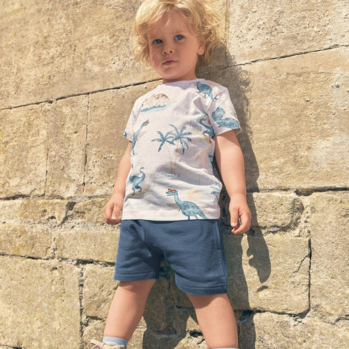 Jungen Sommer Outfit mit Dinosaurier-Print Drune