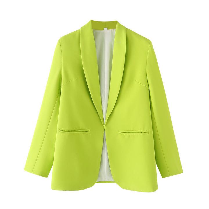 Damen eleganter Blazer mit modernem Schnitt und praktischen Taschen Drune