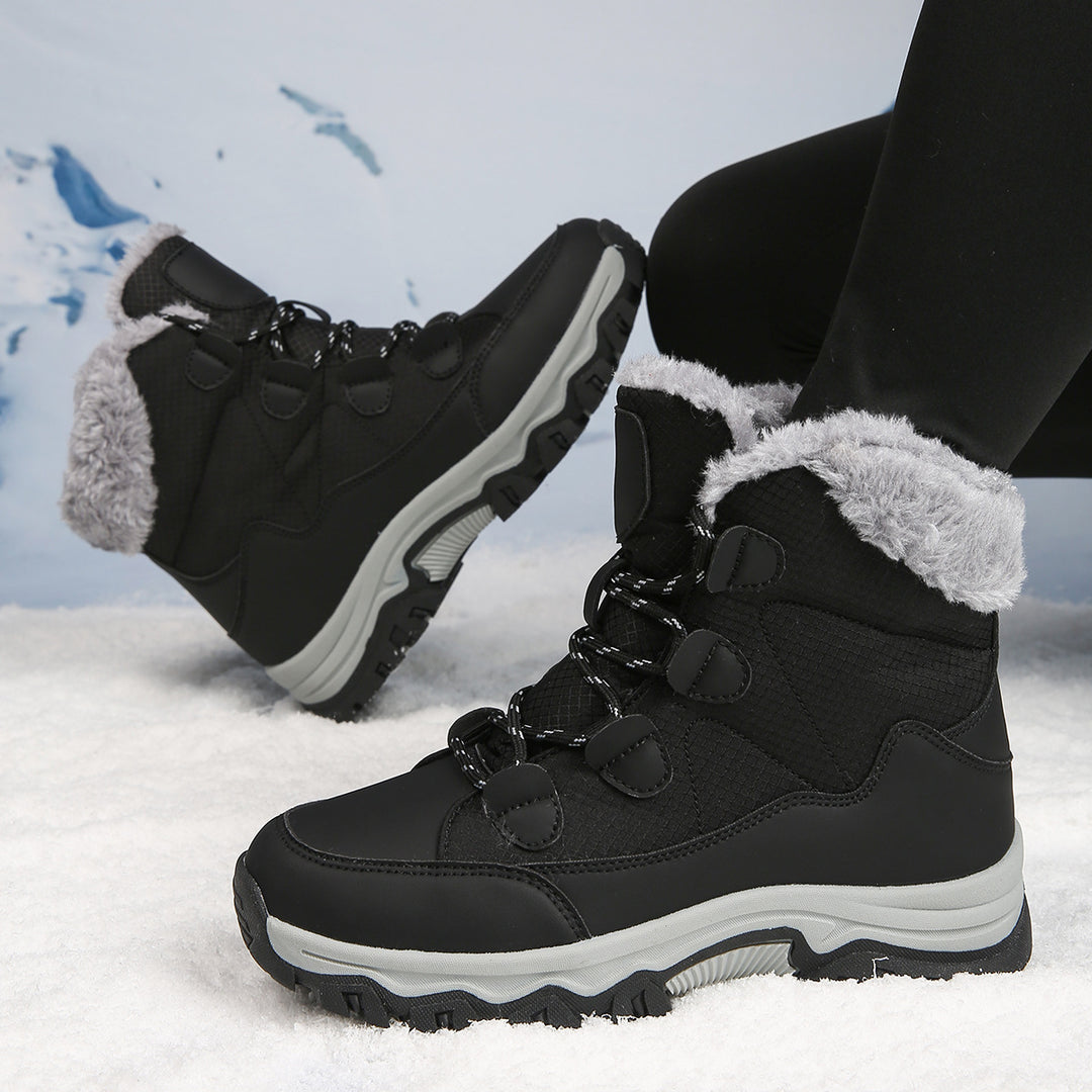 Damen Thermo-Winterstiefel mit isolierendem Futter und rutschfester Sohle Drune