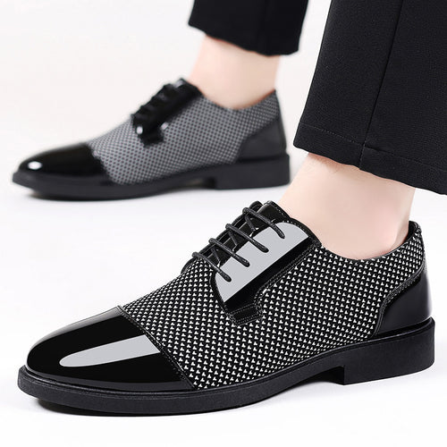 Herren Stilvolle Strukturiert Oxford Schuhe Drune